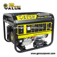 Power Value Gasoline Generator 7kw With Real Rated Power Factor 0.8 For Buyer